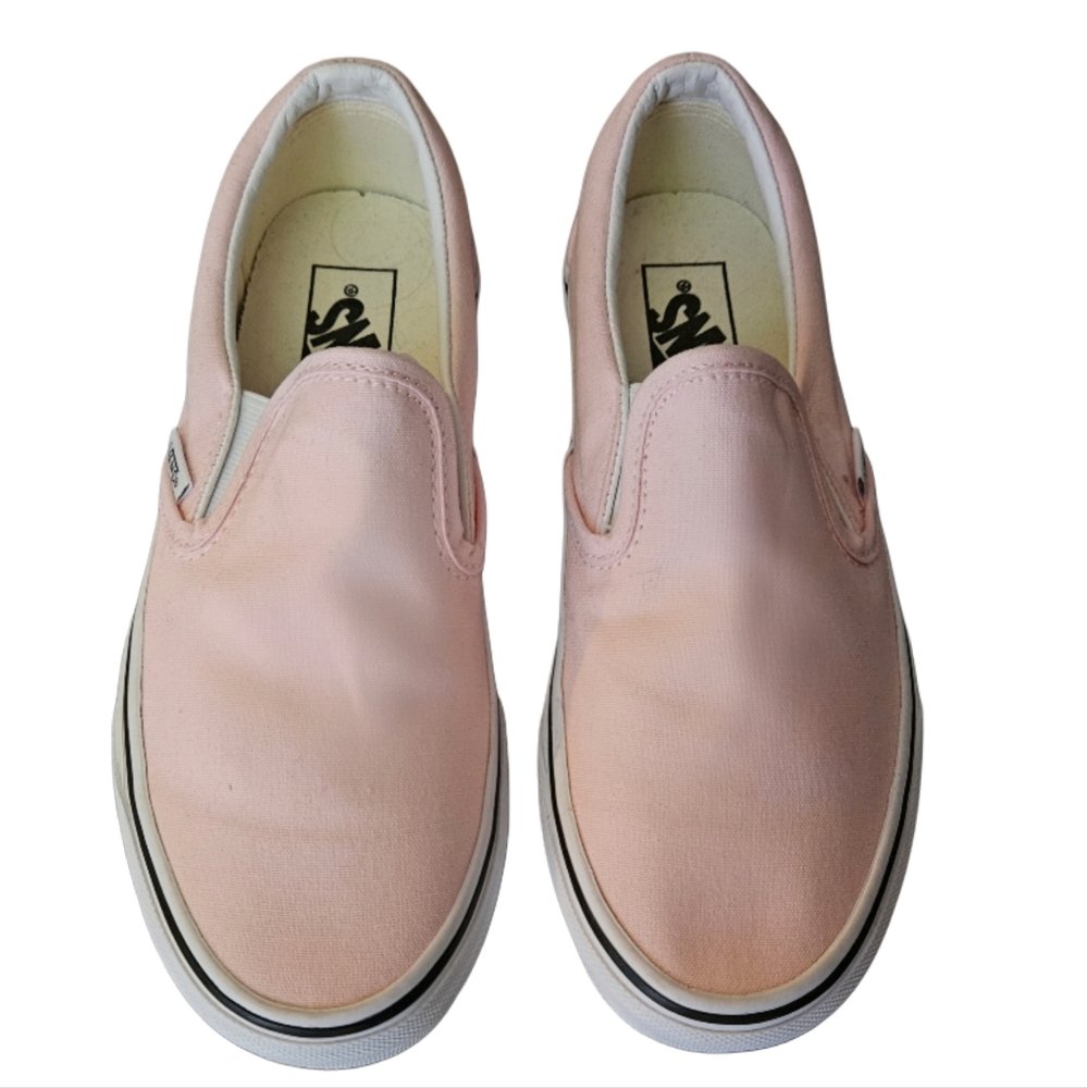 Vans Light Pink Slip-On Shoes Size 7 New Without Box